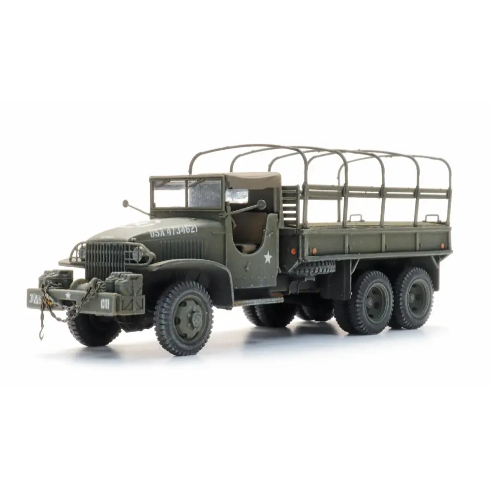 Camion cargo de l'armée américaine GMC CCKW-353 - Artitec 6870732 - HO 1/87 - 5