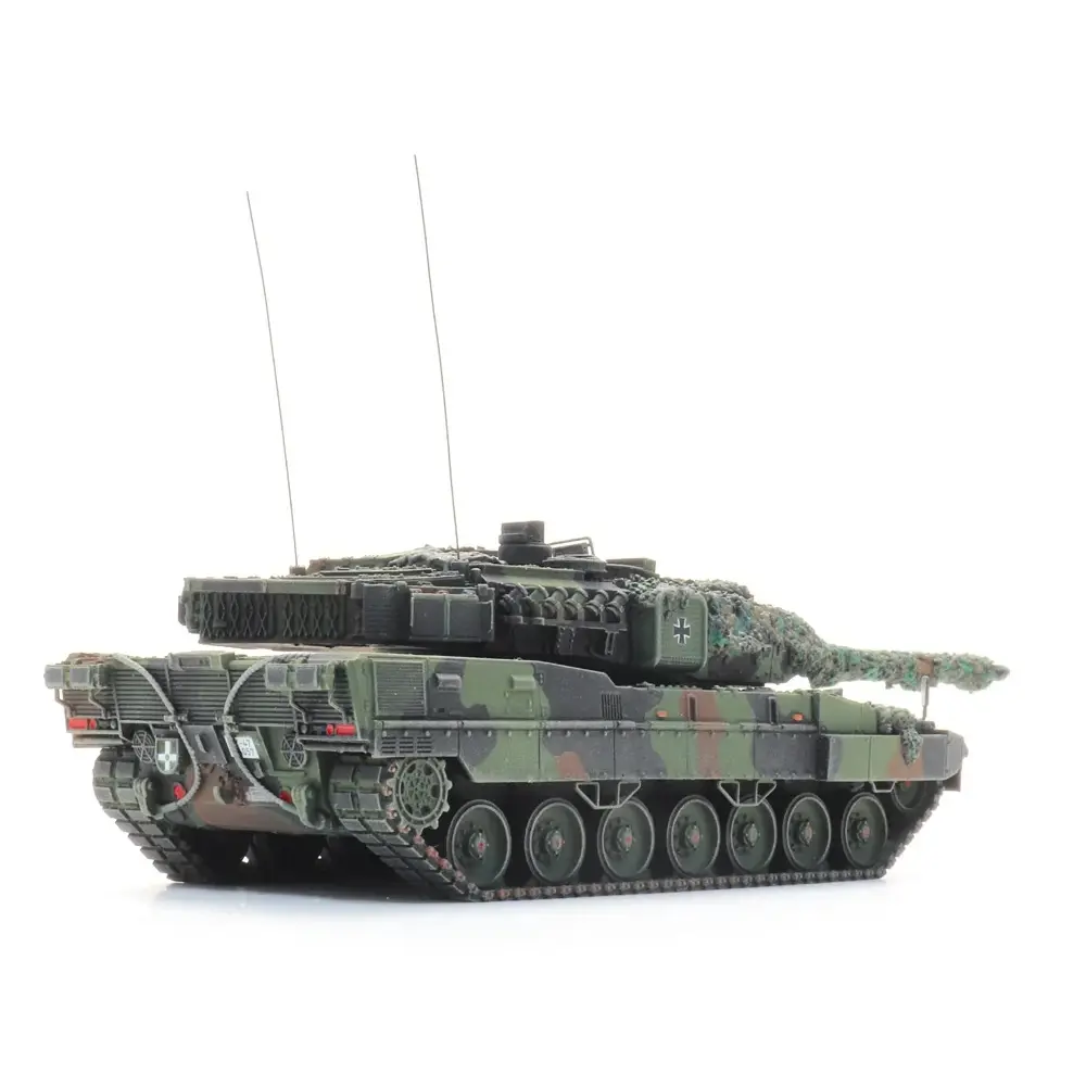 Bundeswehr Leopard 2A7 Flecktarnung Gefechtsklar - Artitec 6870671 - HO 1/87 - 7