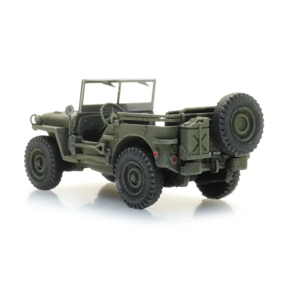 Jeep verte FR M201 - Artitec 6870581 - HO 1/87 - 4