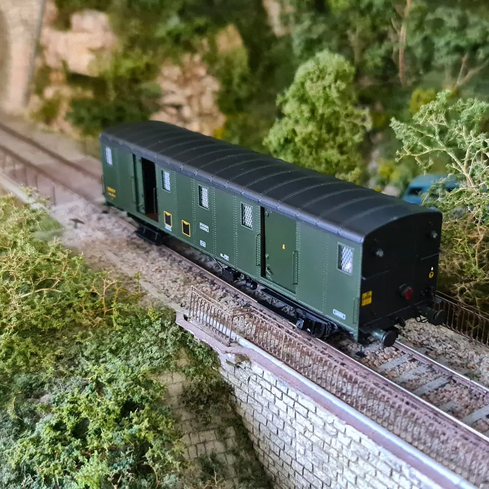 FOURGON OCEM 30 "LIMOGES" ex-PO avec feux DCC- REE MODELES VB114S SNCF - HO 1/87 - 4