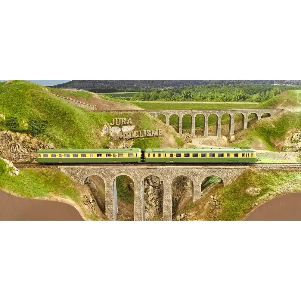 Autorail RGP 2 X-2703 Marseille - ACC SON - REE MODELES MB173SAC SNCF - HO - EP III - 6