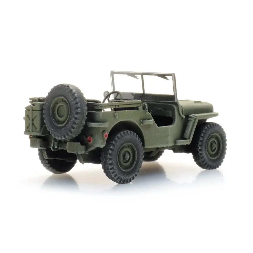Jeep verte FR M201 - Artitec 6870581 - HO 1/87 - 5
