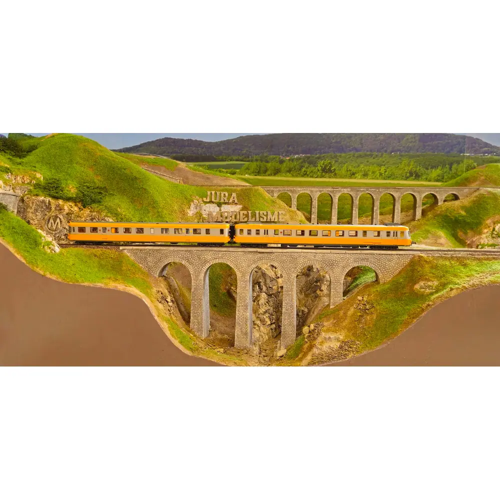 Autorail RGP 2 X-2706 Orange & Béton - Ree modèles MB175SAC - SNCF - HO - EP IV - Digital sound - 3R - 11