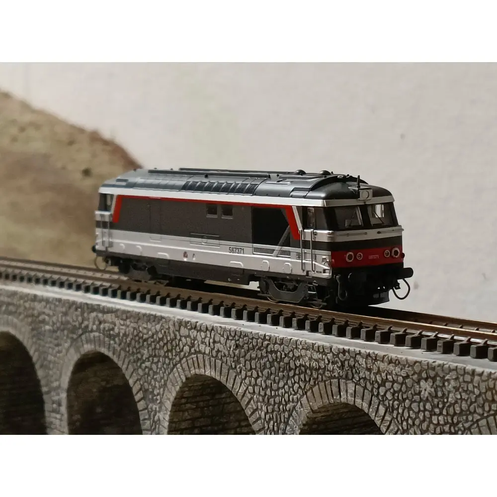 Locomotive diesel BB 67371 - Ree Modèles NW-326S - N 1/160 - SNCF - Ep V/VI - Digital sound - 2R - 4