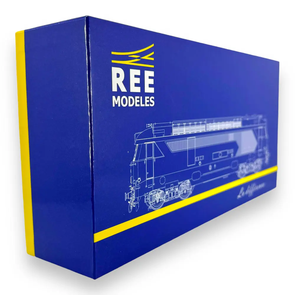 Locomotive Diesel BB67516 INFRA "Longueau" - REE MODELES MB170SAC - SNCF - HO 1/87 - 4