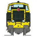 Locomotive diesel BB 63933, livrée vert 301, châssis gris, plaques en relief, dépôt de Nantes - Ree Modèles NW364S - N 1/160 - SNCF - Ep IV - Digital sound - 2R - 2