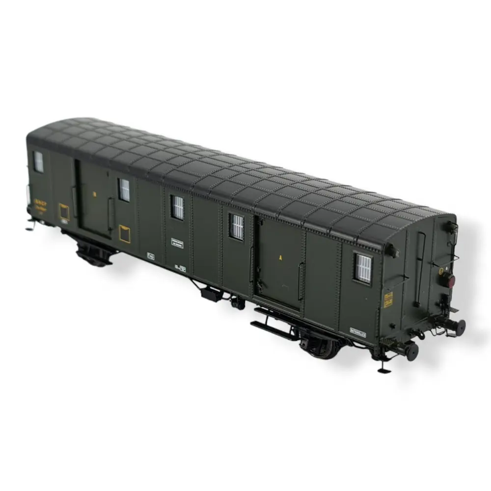 FOURGON OCEM 30 Battignoles & feux DCC - REE MODELES VB112S SNCF - HO 1/87 - 2
