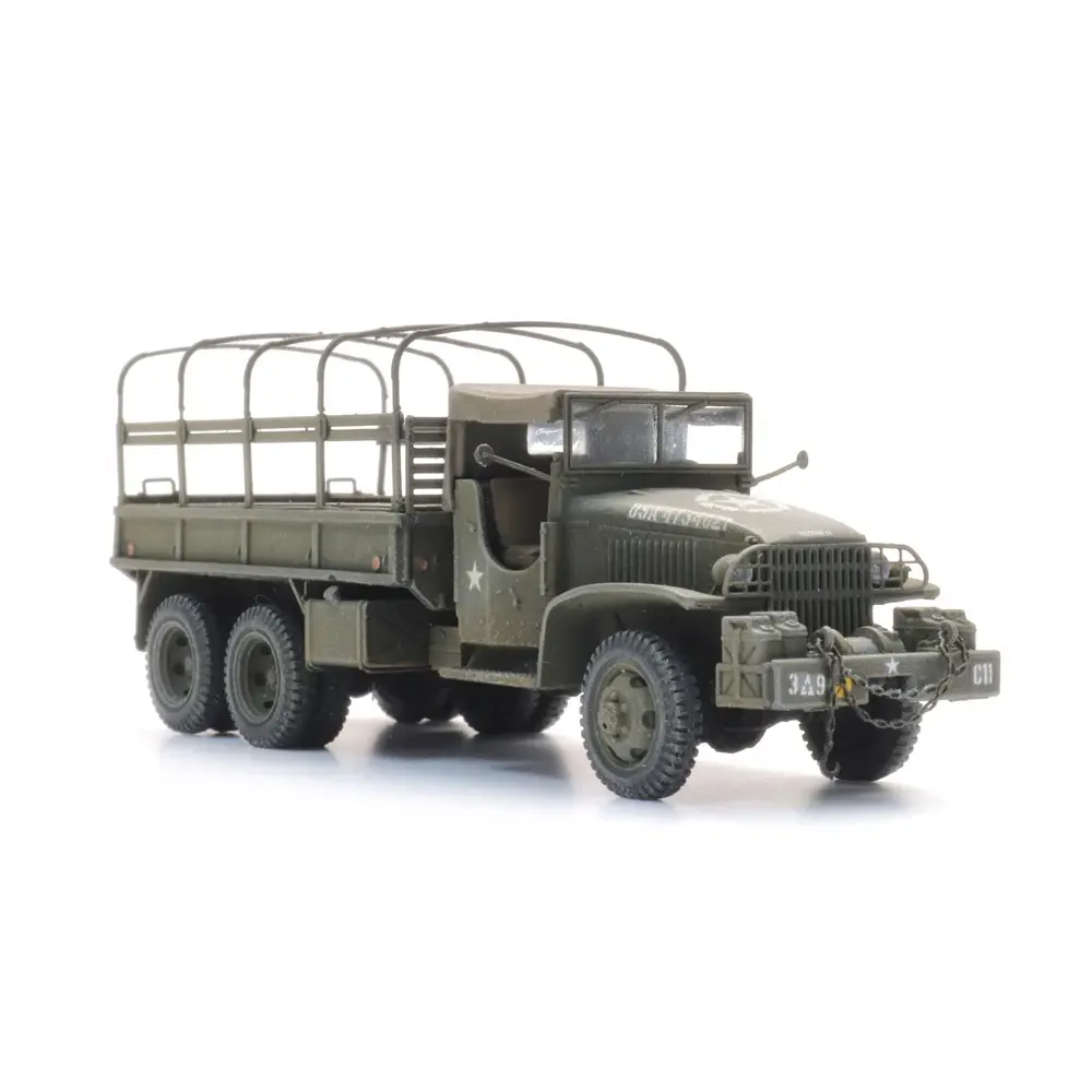 Camion cargo de l'armée américaine GMC CCKW-353 - Artitec 6870732 - HO 1/87 - 4