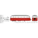 Autorail De Dion type ND Vivarais-Lozère N°201, 2 phares, sans aérateurs, rouge/gris perle - Ree Modèles VM053S - HOe/HOm 1/87 - CFD - Ep III - Digital sound - 2R - 2