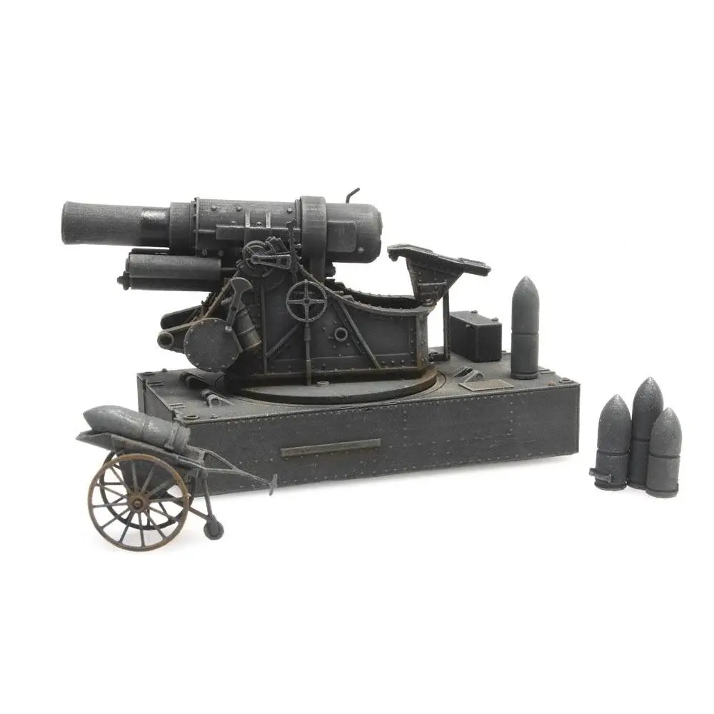 Skoda 30,5 cm Belagerungsmörser M1916, prêt à l'emploi - Artitec 6870254 - HO 1/87 - 3