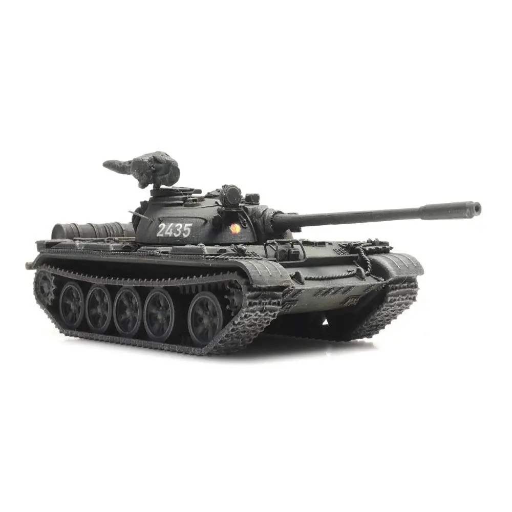 Char transport ferroviaire T-55A NVA, prêt à l'emploi - Artitec 6870234 - HO 1/87 - 2