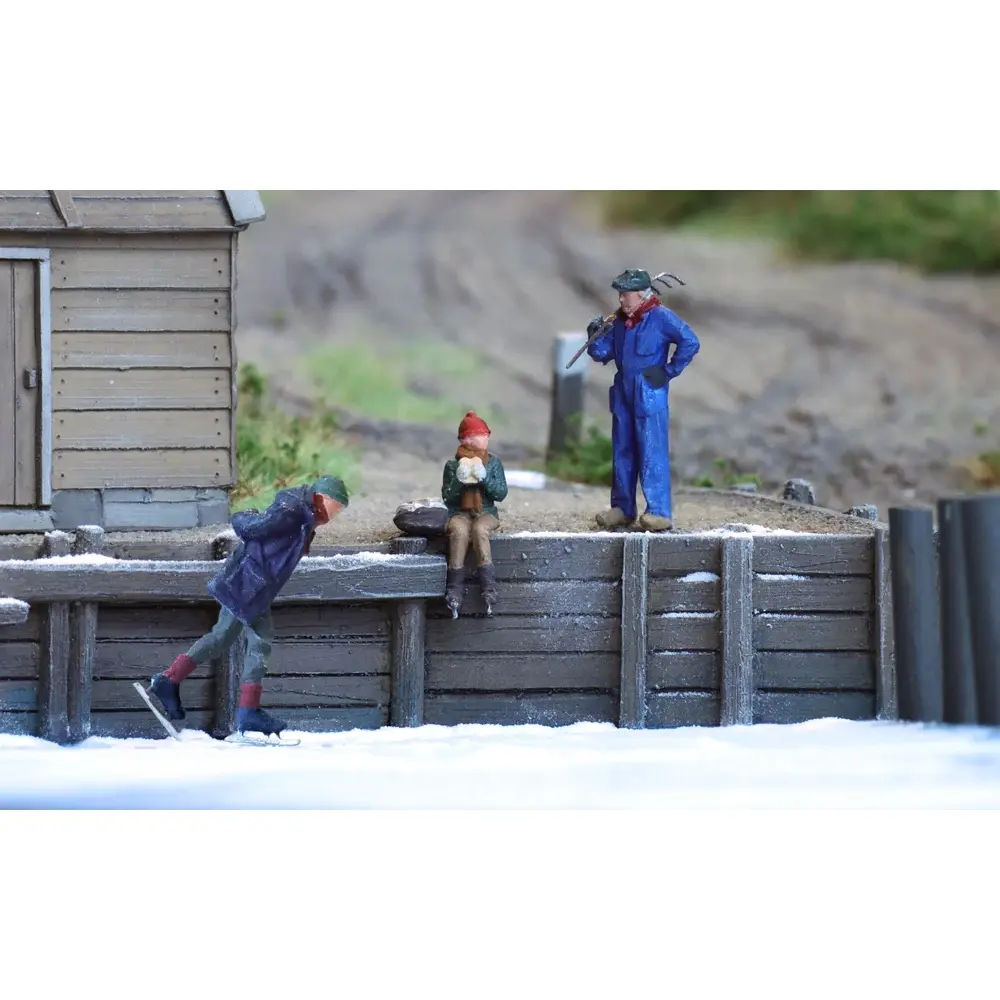 Scène de patinage sur la glace - Artitec 5870125 - HO 1/87 - 4