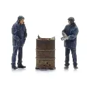 Ouvriers de la voie avec barillet de combustion - ARTITEC 5160043 - N 1/160 - 3