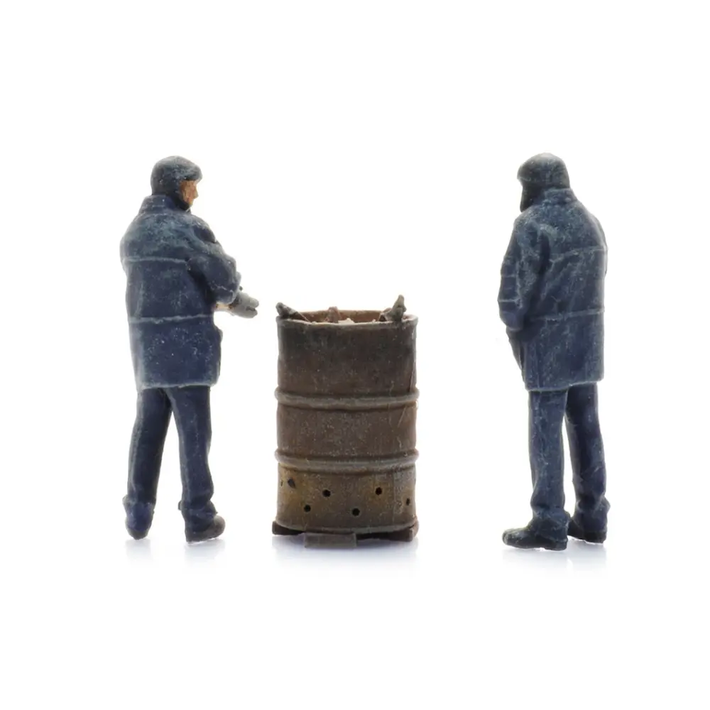 Ouvriers de la voie avec barillet de combustion - 2 personnages - ARTITEC 5220016 - Z 1/220 - 4