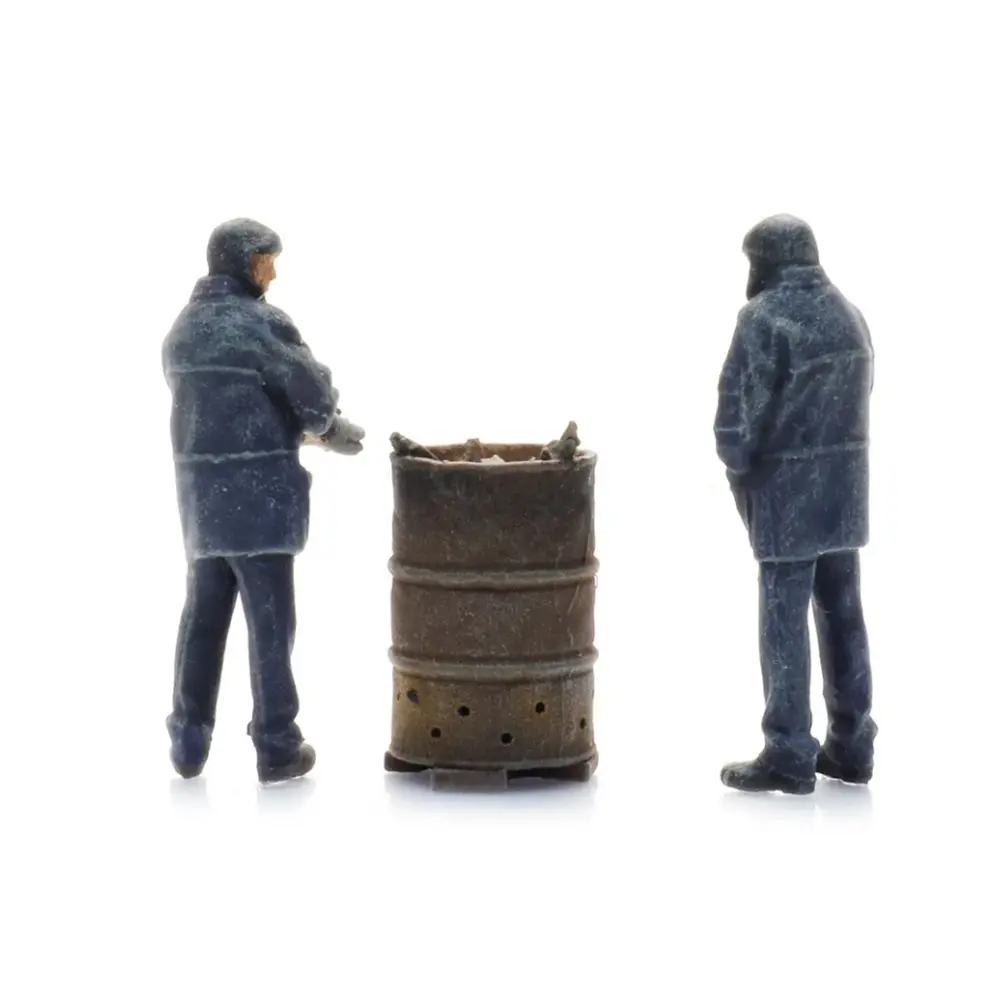 Ouvriers de la voie avec barillet de combustion - ARTITEC 5160043 - N 1/160 - 4