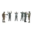 Prisonniers de guerre de la Wehrmacht + gardes américains - Artitec 5870054 - HO 1/87 - 9