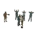Prisonniers de guerre de la Wehrmacht + gardes américains - Artitec 5870054 - HO 1/87 - 4