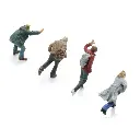 4 voyageurs pressés - Artitec 5870119 - HO 1/87 - 4