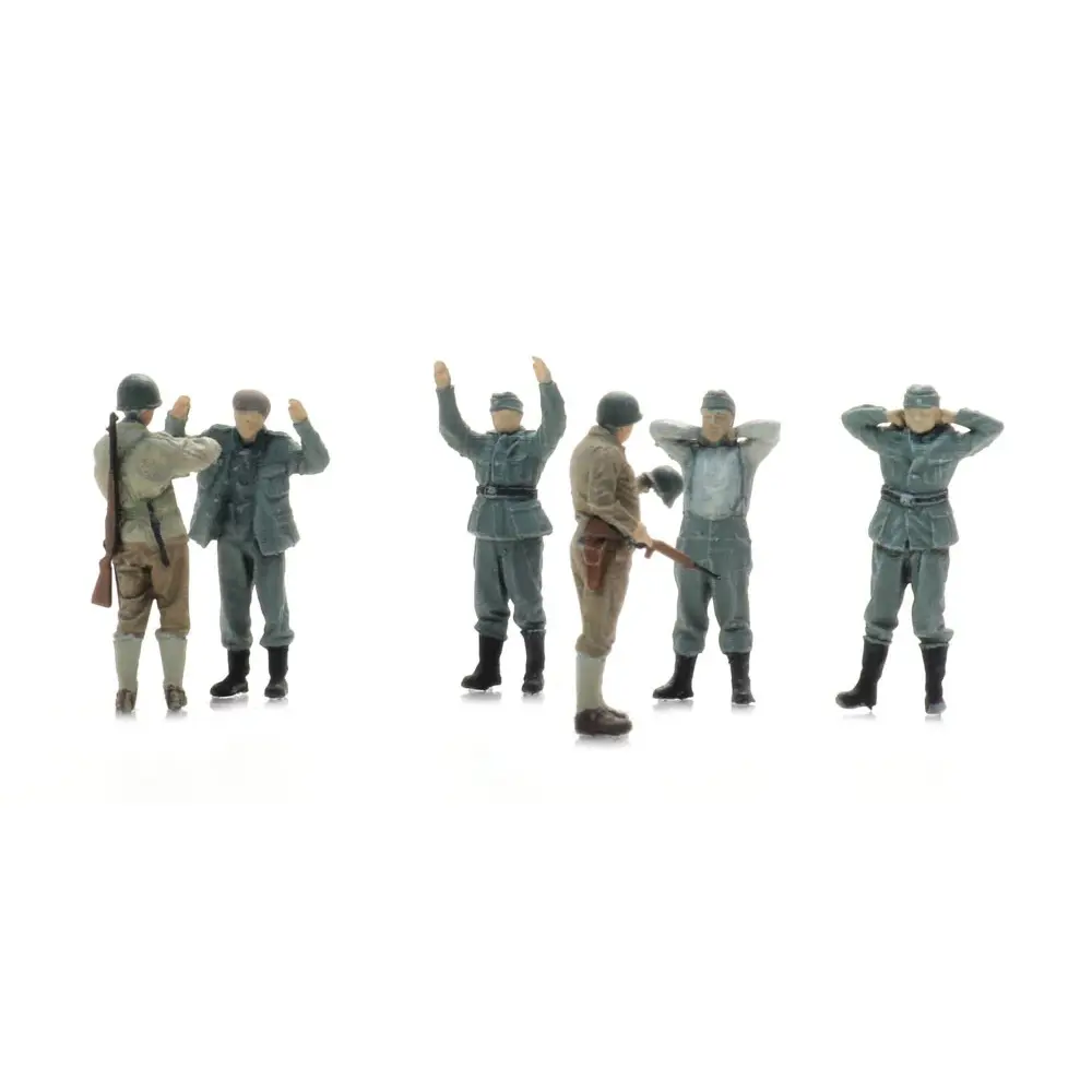 Prisonniers de guerre de la Wehrmacht + gardes américains - Artitec 5870054 - HO 1/87 - 7