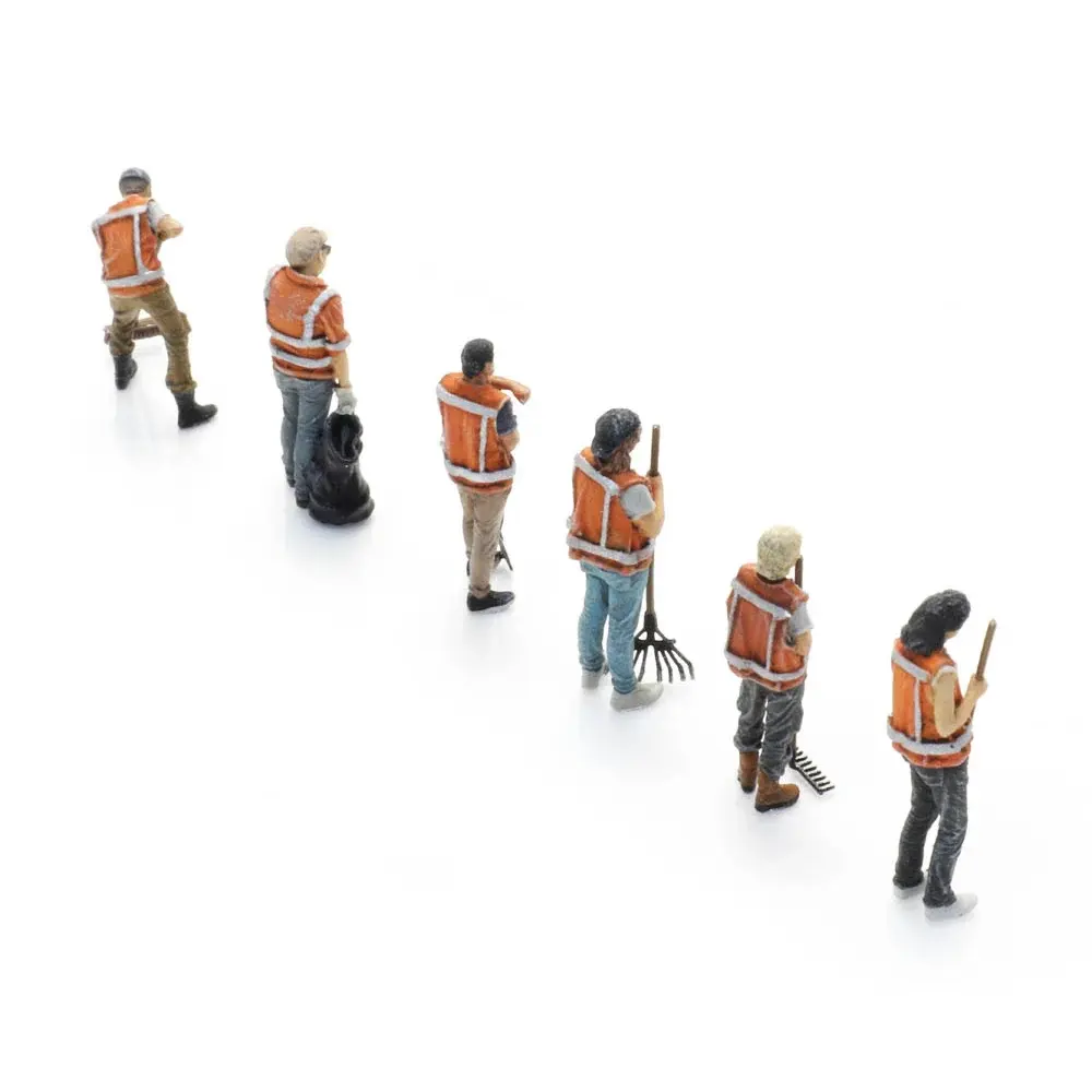 Entretien du parc en action (6x) - Artitec 5870090 - HO 1/87 - 4