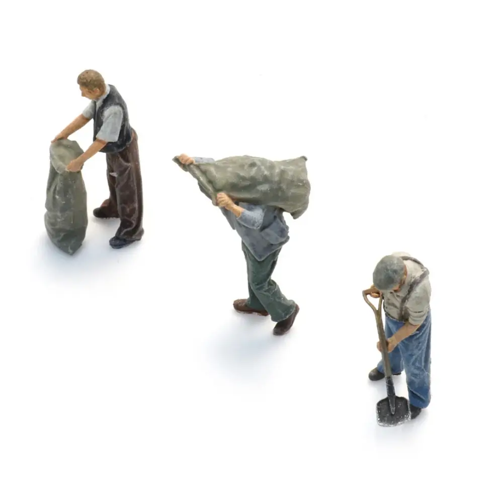 Les charbonniers - 3 personnages - ARTITEC 5220023 - Z 1/220 - 3