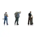 Lot de 3 charbonniers - ARTITEC 5160057 - N 1/160 - 2