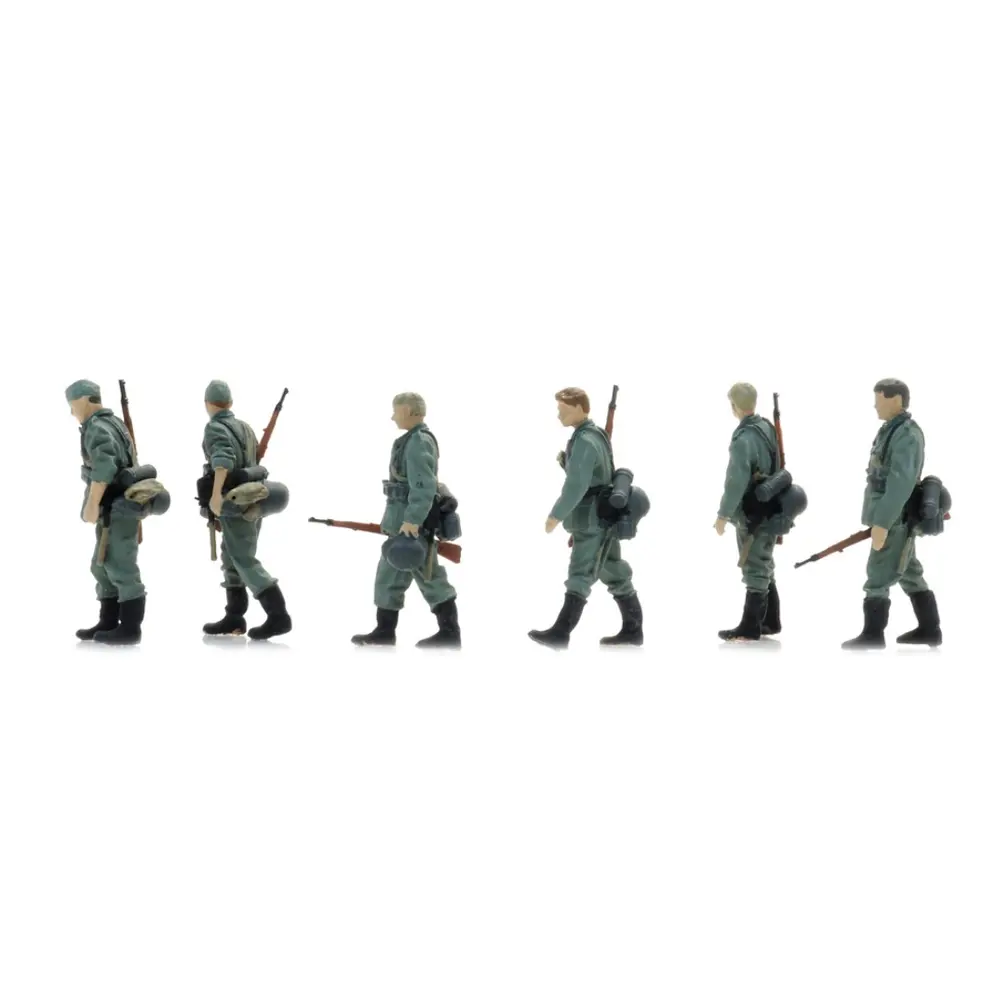 Infanterie de la Wehrmacht marchant - 6 personnages - ARTITEC 5720003 - 1/72  - 3