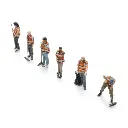 Entretien du parc en action (6x) - Artitec 5870090 - HO 1/87 - 2