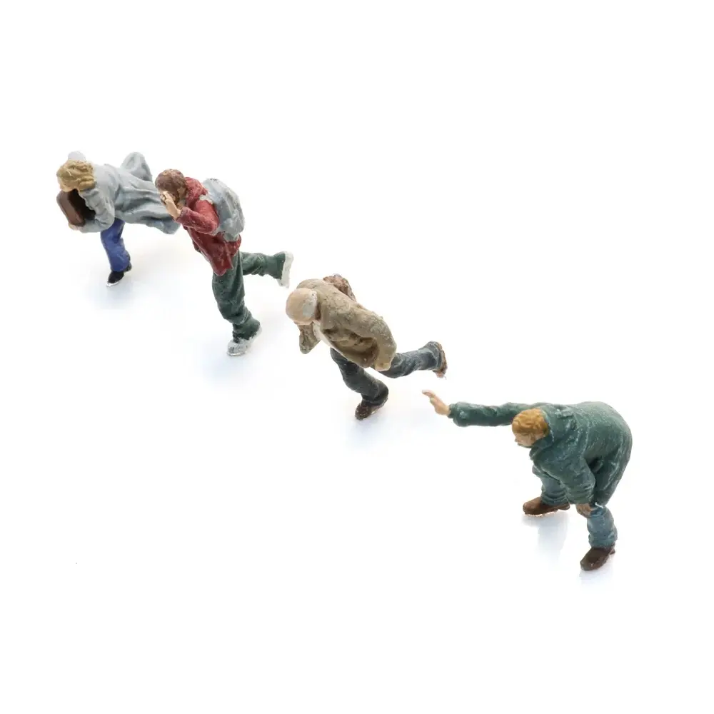 4 voyageurs pressés - Artitec 5870119 - HO 1/87 - 3