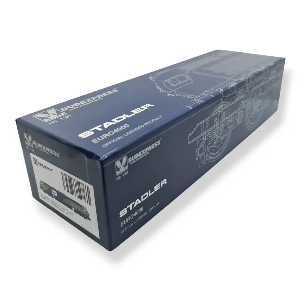 Locomotive diesel-électrique Euro 4000 livrée Europorte, Sudexpress 400221, HO 1/87e - 3