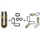 Pack d'extension Ultimate - Scalextric C8514 - I 1/32 - 26 éléments Slot Racing - 2