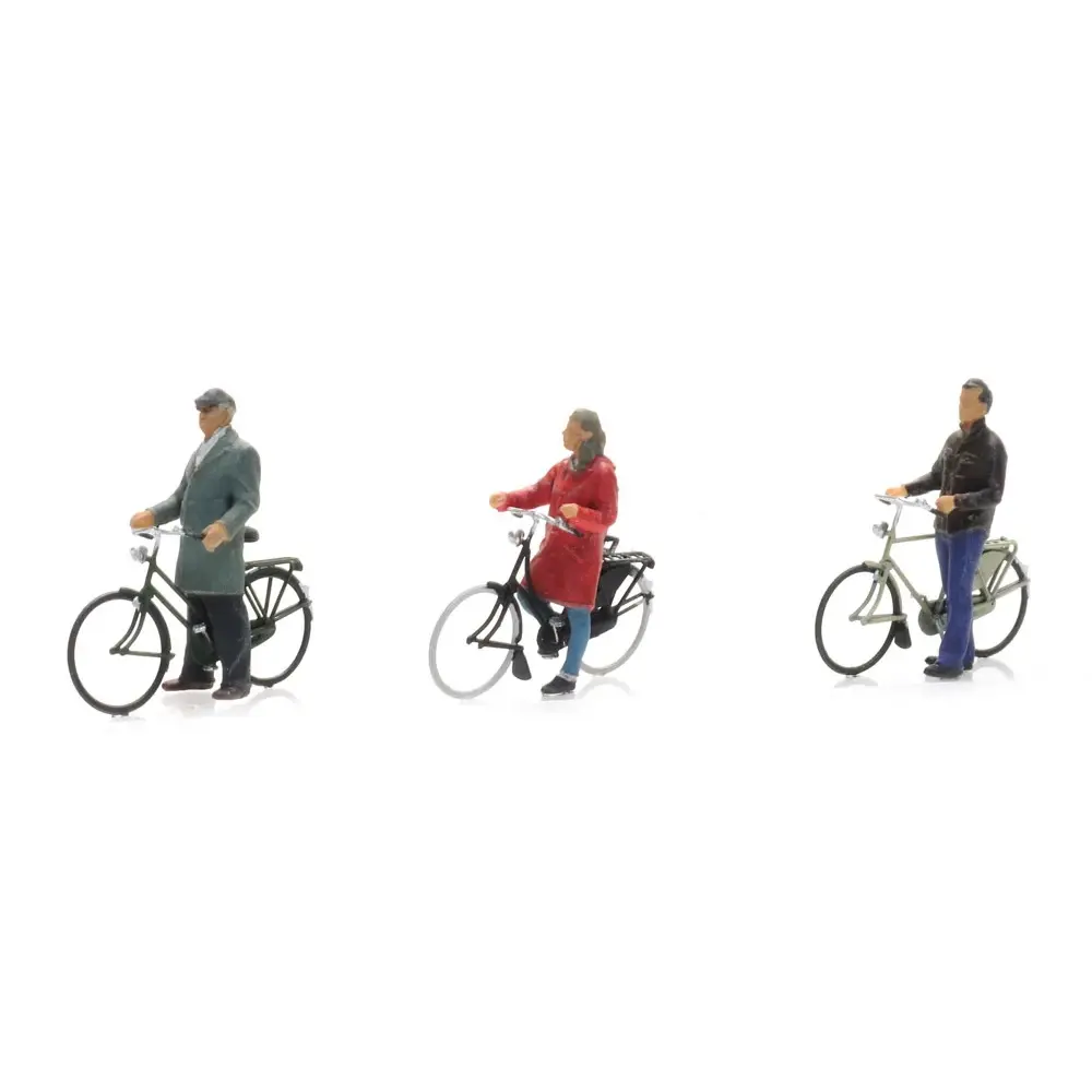 3 cyclistes qui attendent - Artitec 5870018 - HO 1/87 - 6