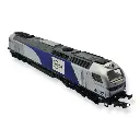 Locomotive diesel-électrique Euro 4000 livrée Europorte, Sudexpress 400221, HO 1/87e - 2