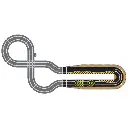 Pack d'extension Ultimate - Scalextric C8514 - I 1/32 - 26 éléments Slot Racing - 3