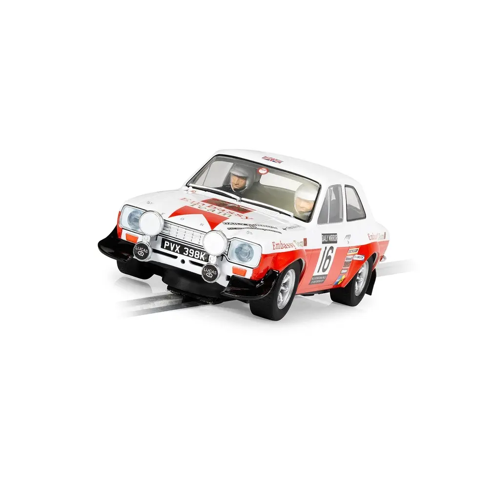 Voiture Analogique - Ford Escort MK1 - RAC Rallye 1971 - Scalextric CH4324 - Super Slot - Echelle I: 1/32 - 3