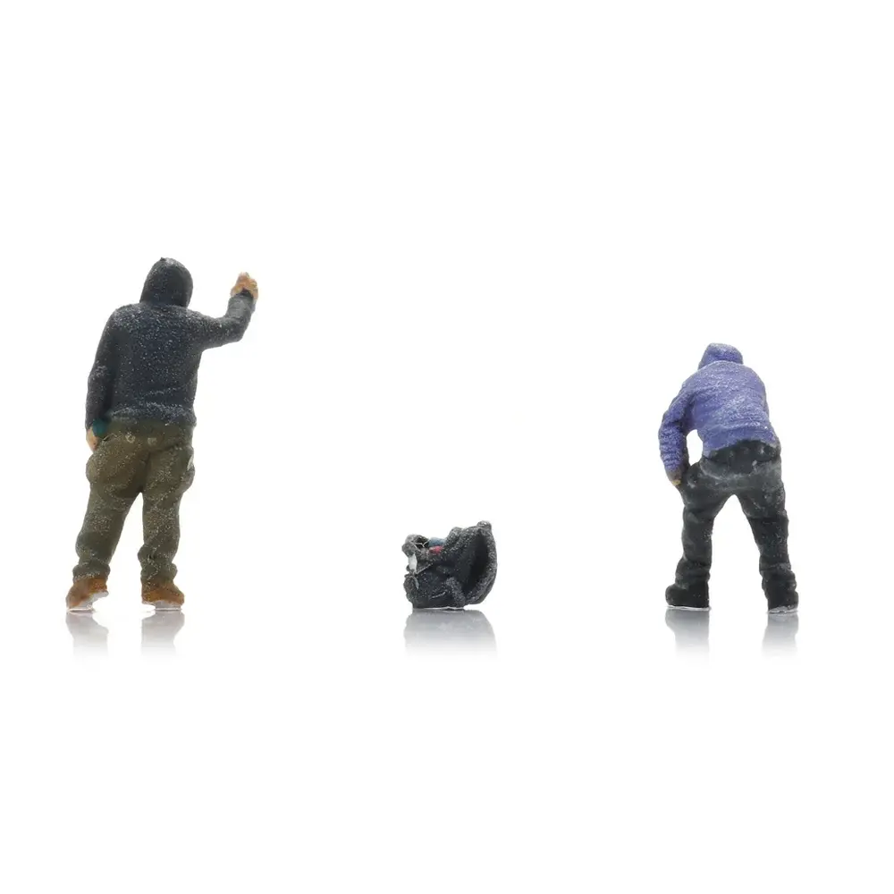 Vandales graffeurs - 2 personnages - ARTITEC 5160028 - N 1/160  - 2