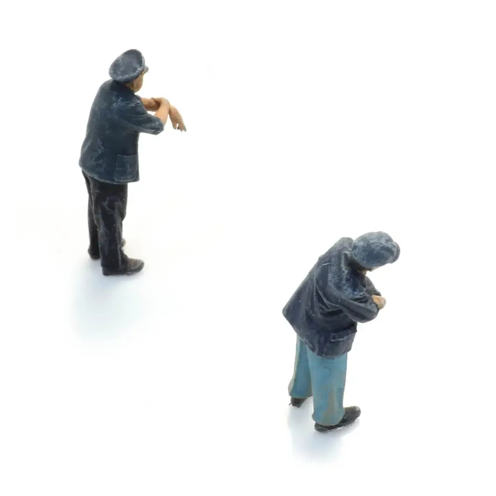 2 personnels vapeur Fuhrmann de la DB, prêt à l'emploi - Artitec 5870072 - HO 1/87 - 4