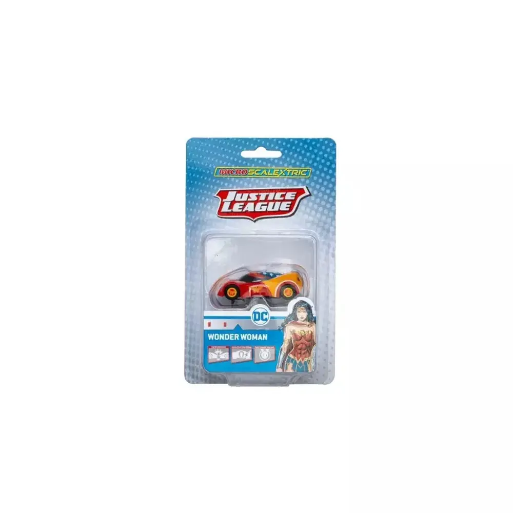 Voiture Justice League Wonder Woman - Micro Scalextric G2168 - S 1/64 - Analogique - 3