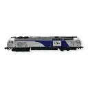 Locomotive diesel-électrique Euro 4000 livrée Europorte, Sudexpress 400221, HO 1/87e - 4