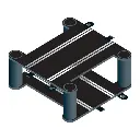 Set 2 Voies surélevées - Scalextric C8295 - 1/32 - Pont - Longueur 235 mm - 2