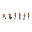 Entretien du parc en action (6x) - Artitec 5870090 - HO 1/87 - 3
