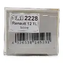 Voiture Renault 12 TL livrée beige SAI 2228 - HO : 1/87 - - 3