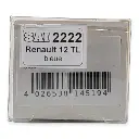 Voiture Renault 12 TL livrée bleue - SAI 2222 BREKINA 14519 - HO : 1/87 - 3