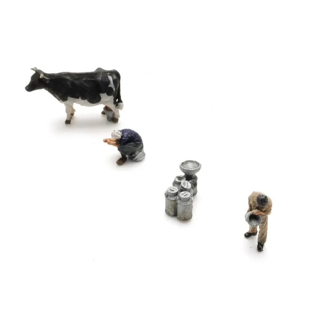 Agriculteurs traitant une vache, prêt à l'emploi - Artitec 5120017 - TT 1/120 - 6