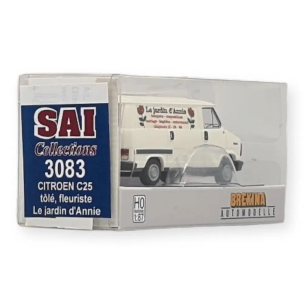 Camionnette Citroën C25 marquée Le jardin d'Annie, fleuriste - SAI 3083 - HO 1/87e - 3