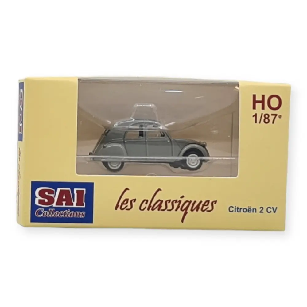 Citroën 2CV 1958 grise - SAI 6000 - HO 1/87e - 2
