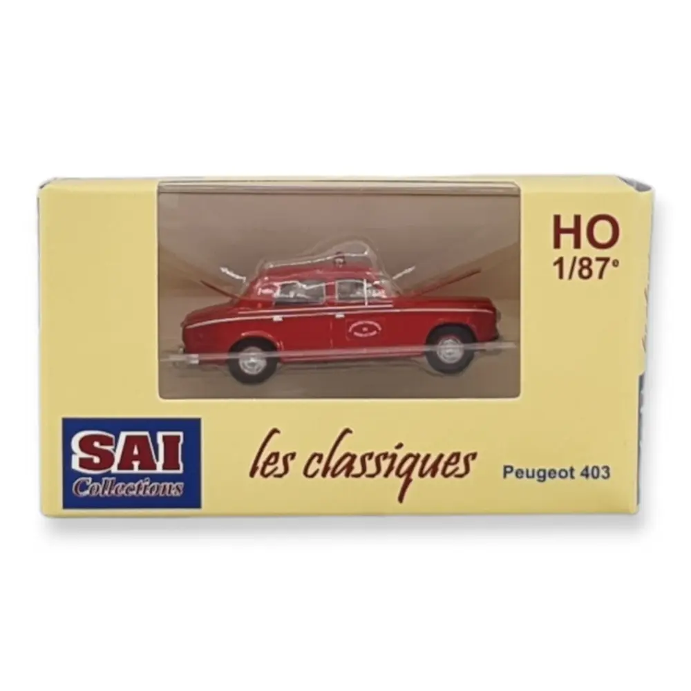 Peugeot 403 limousine, 1959, SAI 6224, HO 1/87e - 2