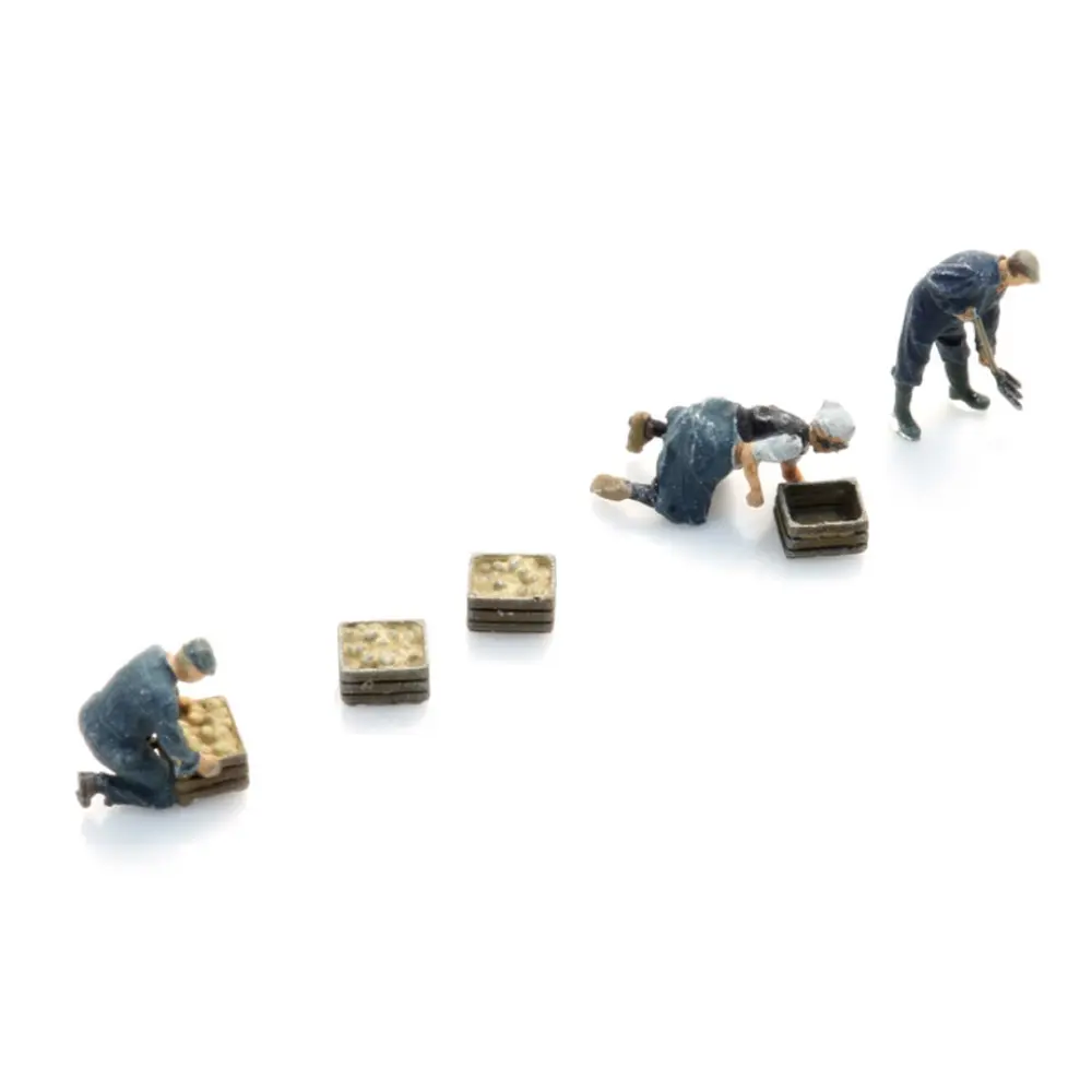 Les agriculteurs dans les champs - 3 personnages - ARTITEC 5220003 - Z 1/220 - 4