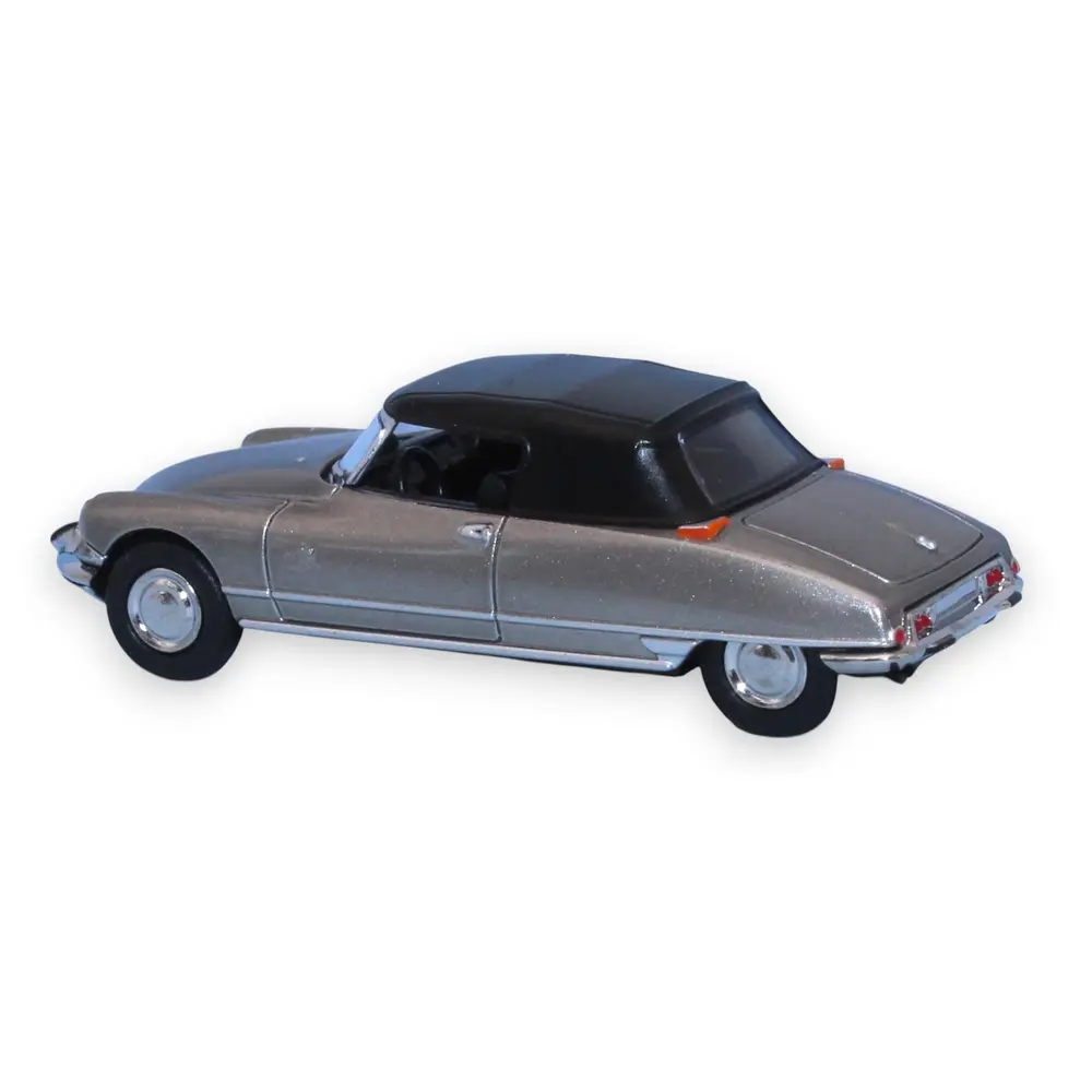 Citroën DS 19 cabriolet 1963, capote fermée, gris nacré - Sai 7811 - HO 1/87 - 2