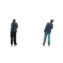 2 personnels vapeur Fuhrmann de la DB, prêt à l'emploi - Artitec 5870072 - HO 1/87 - 2